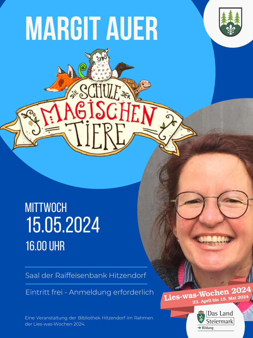 Margit Auer liest "Die Schule der magischen Tiere"